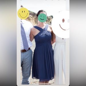 Azazie Amani dress in color smoky